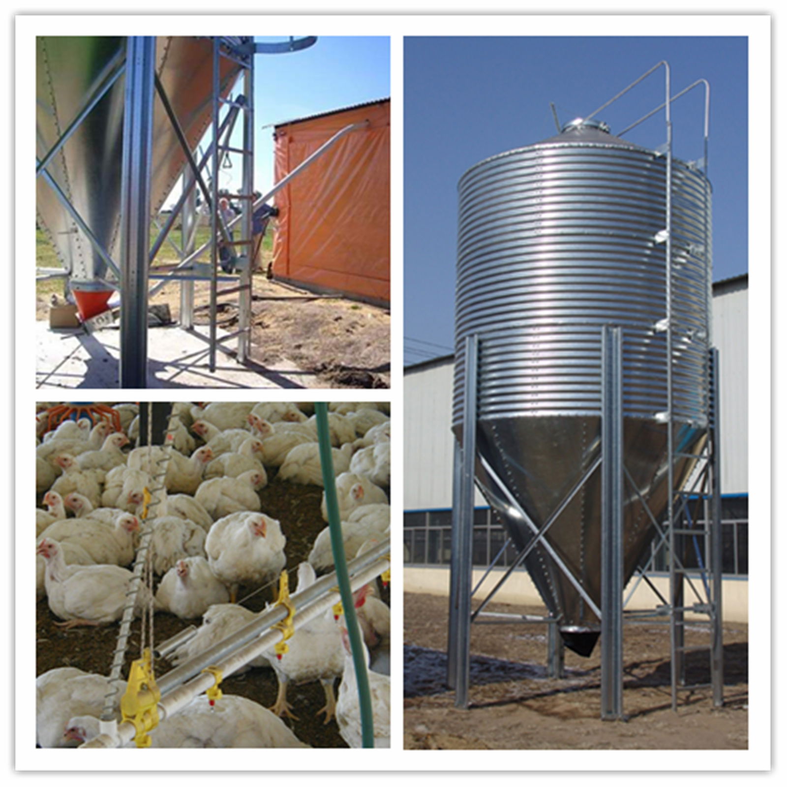 Silos for feed mill used small storage silos 2