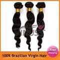 Cheap 18" Loose Wave Brazilian Hair 4