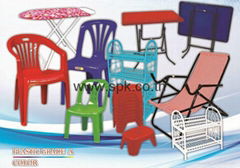 Plastic Chair & Table