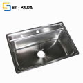 Stainless steel kitchen sink--double