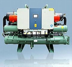 Water cooled screw heat recovery water chiller