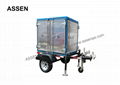 Trailer mounted transformer oil treatment plant,high vacuum oil purifying plant