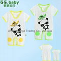 2015 100%Cotton Summer Baby Romper Unisex Newborn Baby Boy Girl Jumpsuit 1