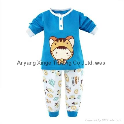 Cotton Spring Autumn Baby Clothing Sets Long Sleeve Newborn Shirt+Pants Suits