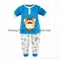 Cotton Spring Autumn Baby Clothing Sets Long Sleeve Newborn Shirt+Pants Suits