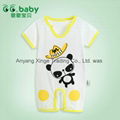 2015 100%Cotton Summer Baby Romper Unisex Newborn Baby Boy Girl Jumpsuit 2