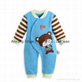 Spring Autumn Long Sleeve Cotton Romper For Babies Unisex Newborn Baby Jumpsuit  3