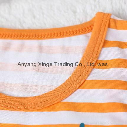 100%Cotton Summer Baby Sets Striped Newborn Boy Girl Set Baby Shirt+Shorts Suits 5