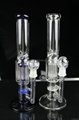 two function 9 Arm percolator and honey comb 19mm glass bong glass water pipe cl 2