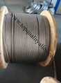 316 or 304 stainless steel wire rope 7x19 2.4mm