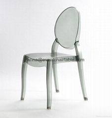 Plastic Resin PC Armless Ghost Chair