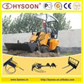 4wd agricultural garden farm machine mini wheel loader