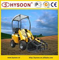 4wd agricultural garden farm machine mini wheel loader 3