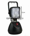 Rechargeable 15W led work light with magnetic base 3