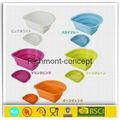 Convenient and portable silicone folding bucket 1