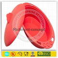 100%food grade FDA/LFGB silicone steamer