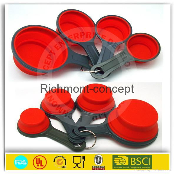  FDA/LFGB high quality silicone measure tools 2