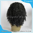 high quality afro curly synthetic hair lace front wig wholesale 3