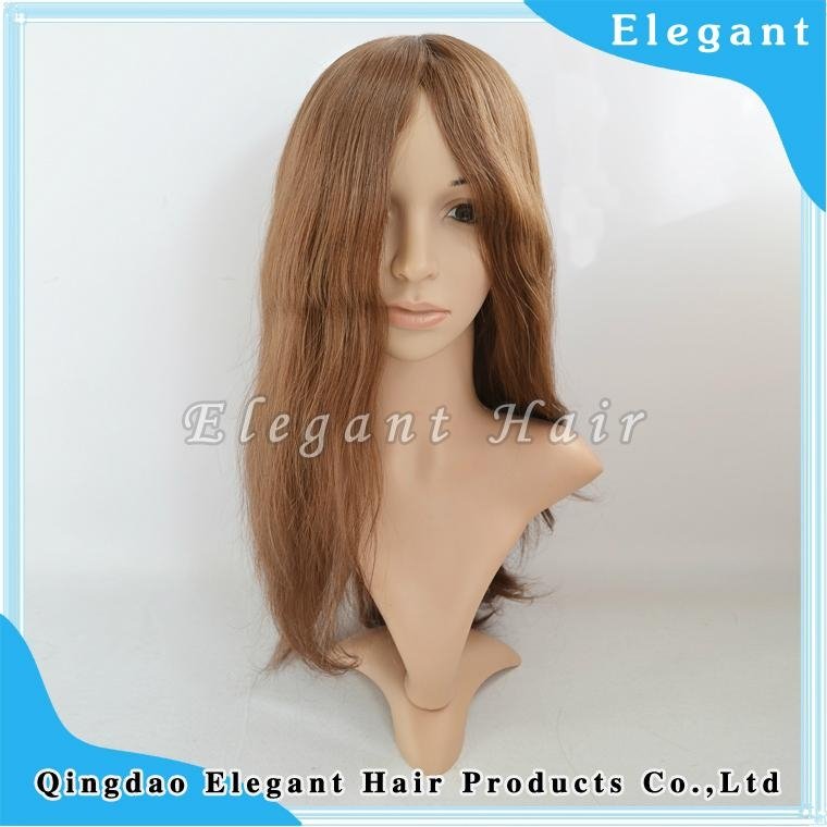 Malaysian human hair 120% density full silk top wig