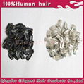 Cheap metal hair clips for wig/toupee