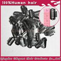 Cheap metal hair clips for wig/toupee/hair extension 4