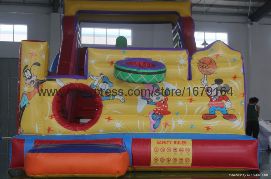 Hot new funny custom kids giant commercial inflatable slide for sale 4