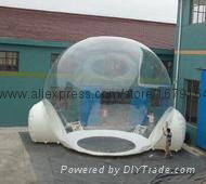 2015 good sale inflatable transparent tent/clear inflatable lawn tent 2