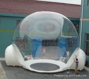 2015 good sale inflatable transparent tent/clear inflatable lawn tent 3