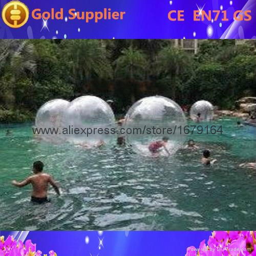 pvc and tpu custom outdoor cheap inflatble water zorb ball for sale 2