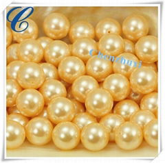 Bright color pearls to decorate clothing