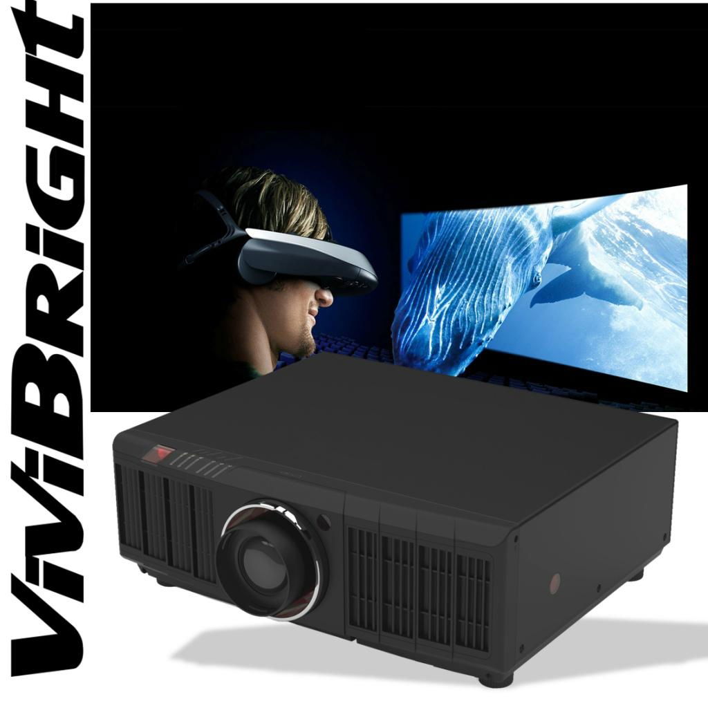 vivibright PRW9000 wxga 1280*800p 15000lumens cinema theater 4k hologram project 3