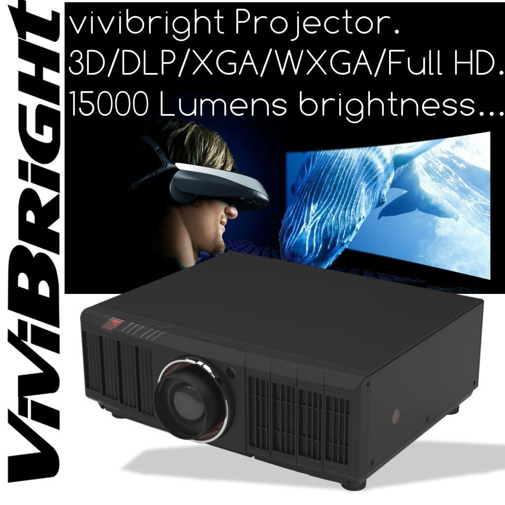 vivibright PRW9000 wxga 1280*800p 15000lumens cinema theater 4k hologram project 4