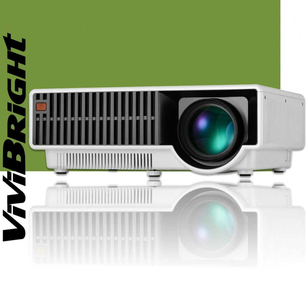 Vivibright Full HD LED Home Theatre Projector HDMI TV 1024x768 Pixels 2500 Lumen 4