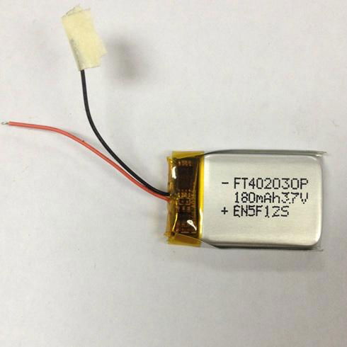 rechargeable lithium polymer battery pack with PCM  and wire