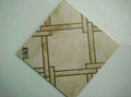 brown color glazed metallic floor tile for street