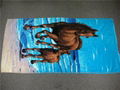 100% Cotton Customized Printing Beach Towel 1