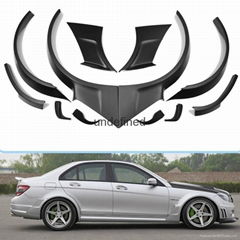 BENZ C63AMG wide fenders renntech C74 style 