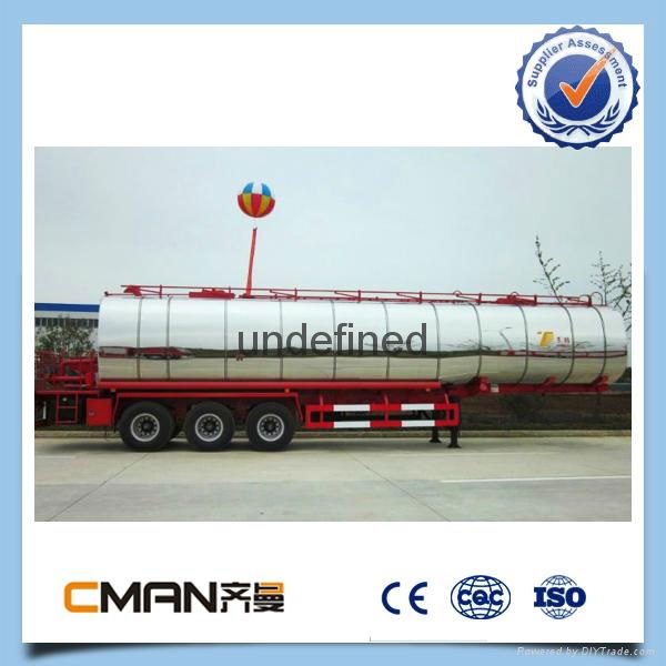  axle Oil transportation 50000 liters fuel tank semi trailerf or sale  3