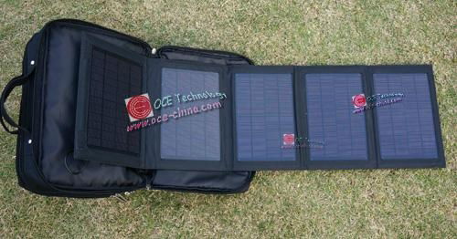 Portable Folding Mobile Hand Solar Charger Pack Bag With 20 Watt Solar Panel 2