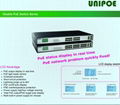 Unipoe 2015 Hot sale 8-Port 10/100M+2G TP/SFP Combo PoE Switch with LCD display 3