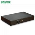 UNIPOE High Quality 8 Port Gigabit IEEE802.3af/at 55V PoE Switch 