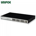 UNIPOE 24+2G TP/SFP Combo Web Management PoE switch