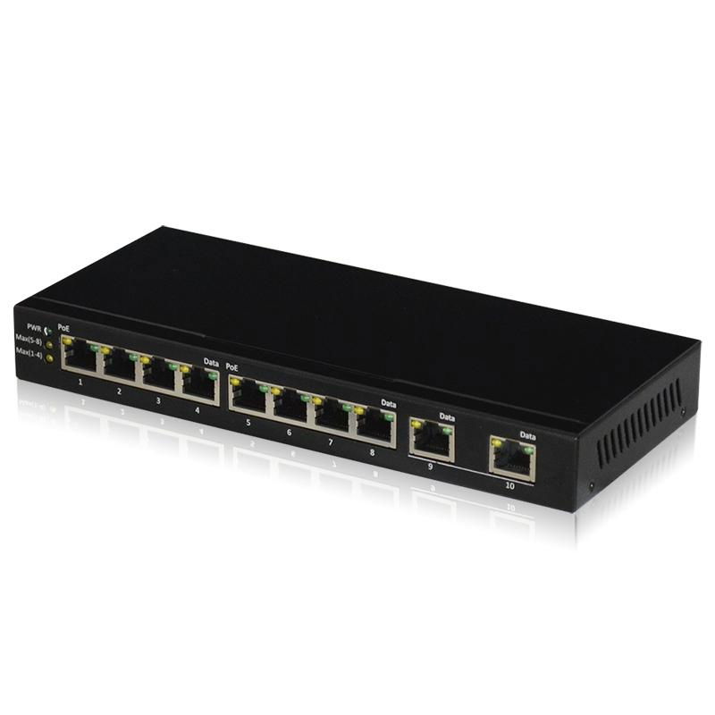 UNIPOE 32W  8+ 2 10/100Mbps 802.3at PoE Switch 4