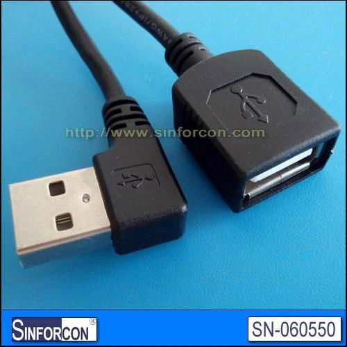 Angled usb cable, L shape usb cable 4