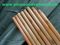 Vernished wooden broom handle -pinewoodveneer()com 2