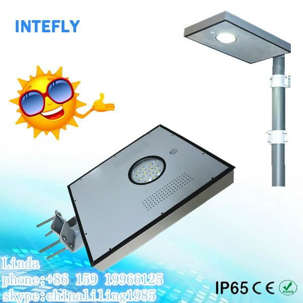  Intefly 12W All in One Solar Garden Light Lawn Light Waterproof IP65