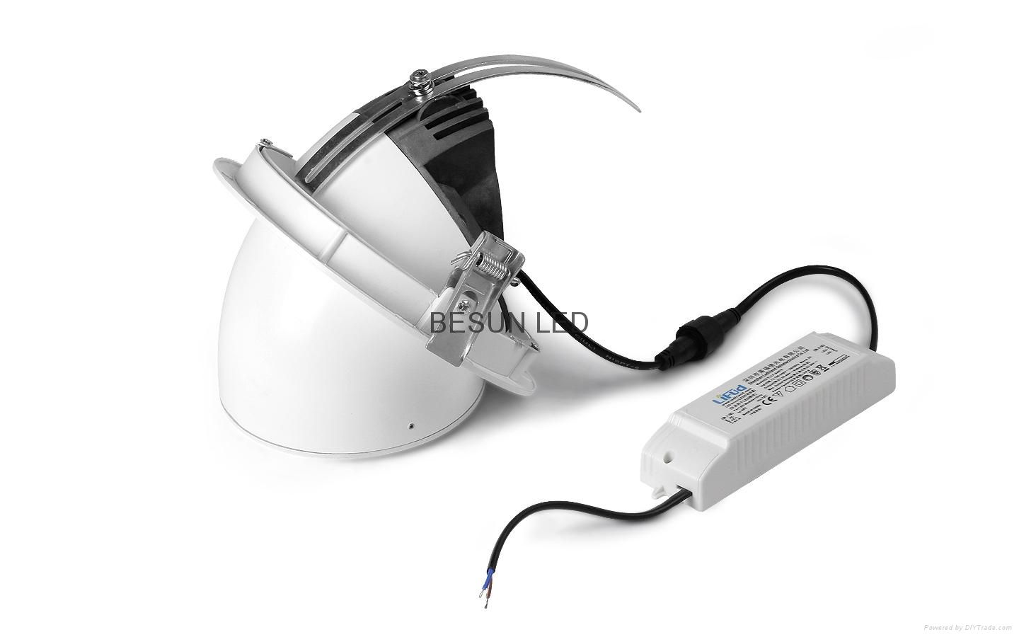 Hot selling COB led gimbal light 30w high bright 3700lm for projects 2