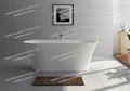 Jingzun Freestanding Composite Resin bathtub Artificial Stone tub 1