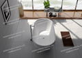 Jingzun Cultured Freestanding  Bathtub Solid Surface Bathtub  3