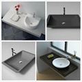 Jingzun Integrated Composite Resin Handmade Wash Counter-top Basin 5